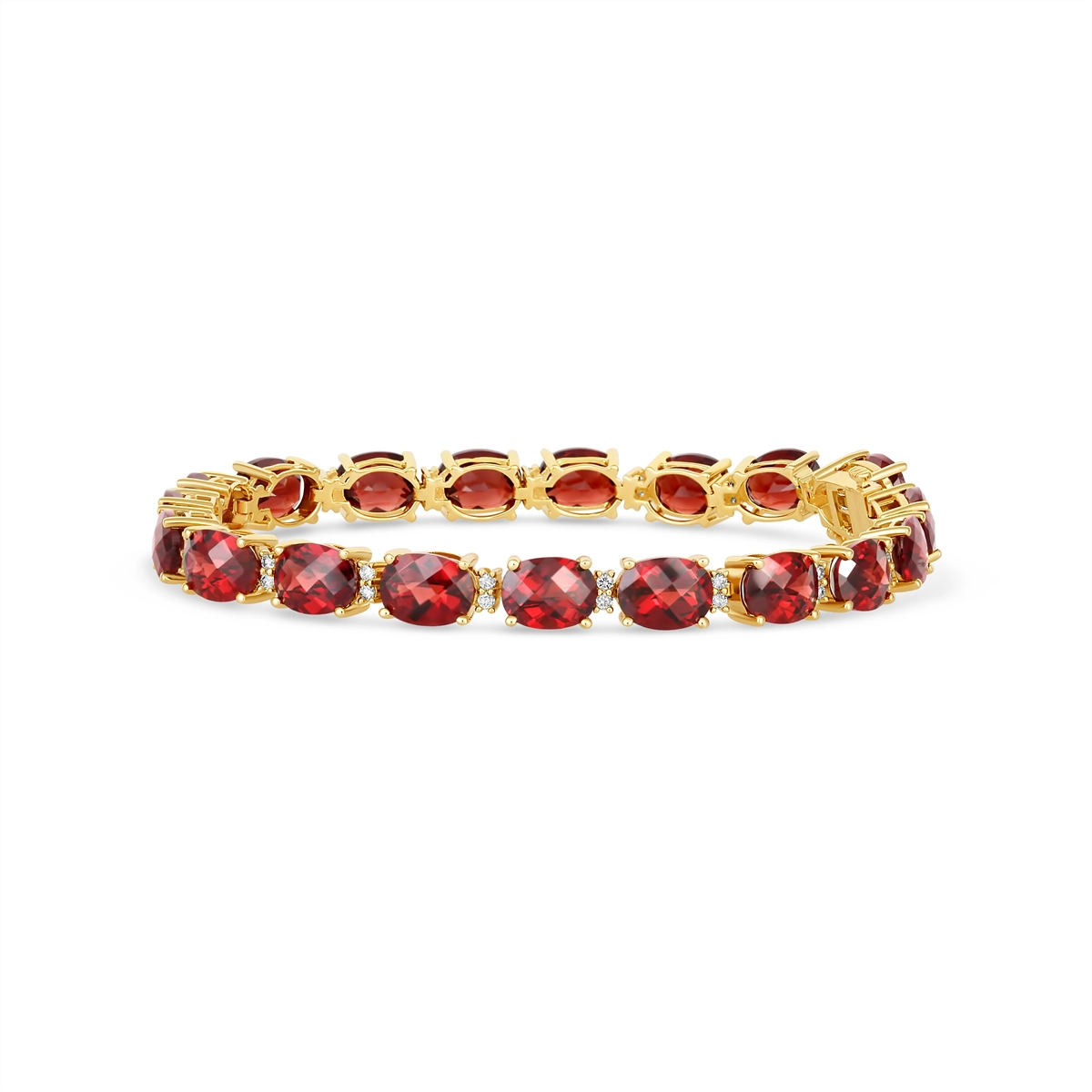 Bracelets Bracelets in Yellow Gold containing Garnet, Multi-gemstone, Diamond 465698
