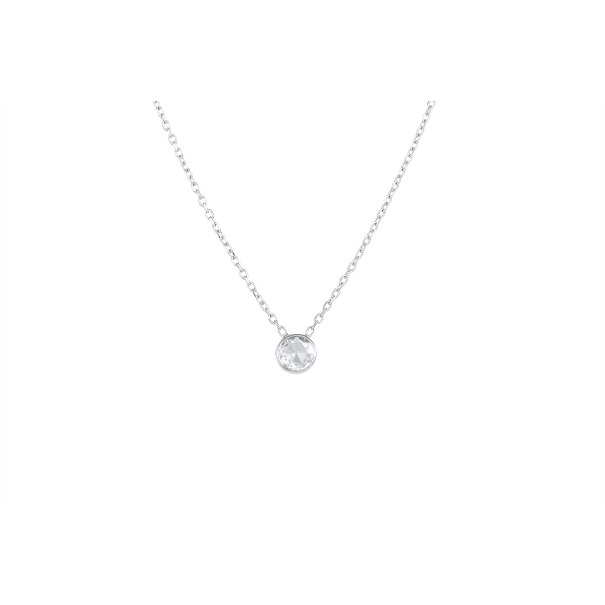 Necklaces Necklaces in Platinum/Palladium containing Diamond 465752