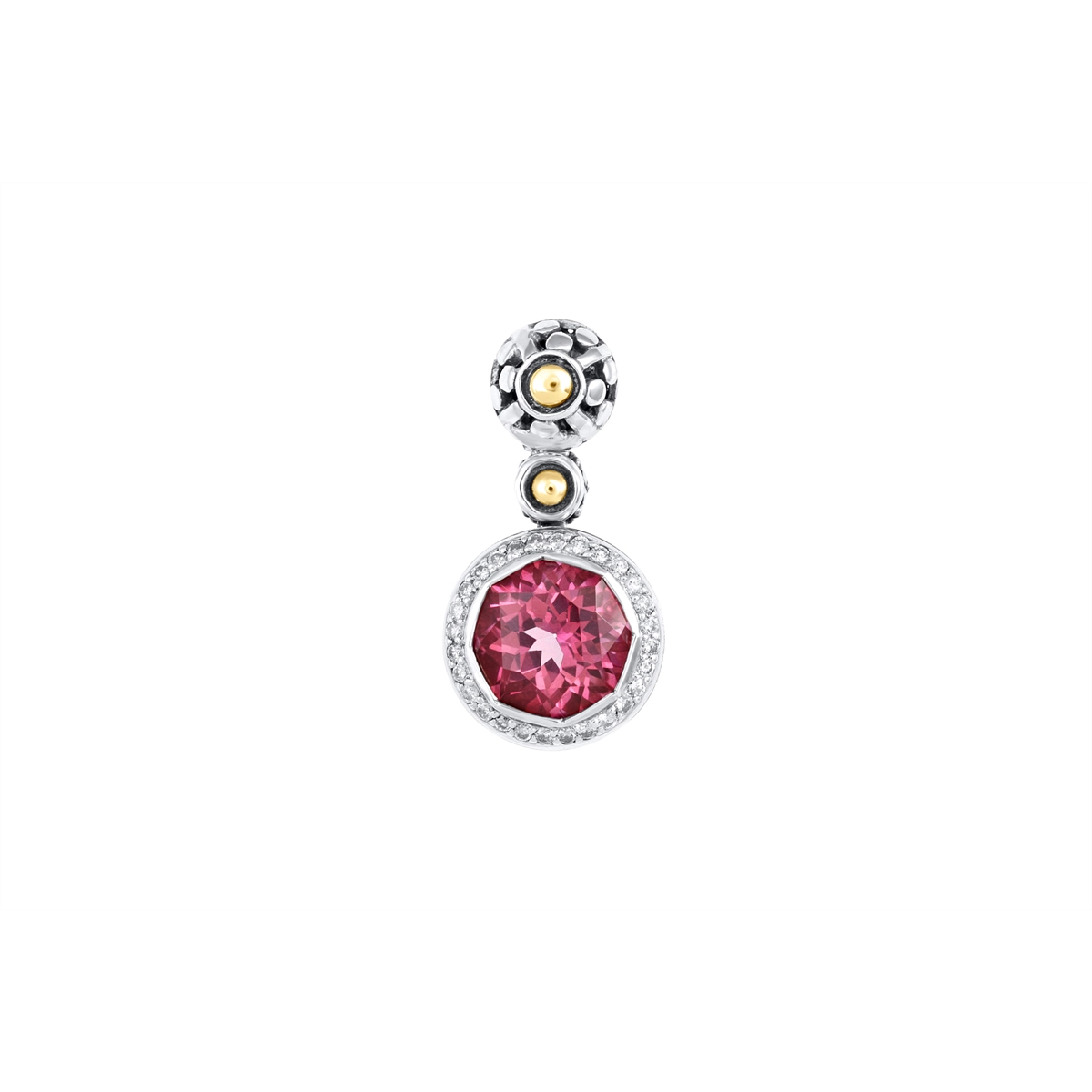 John Hardy Pendants in Mixed Metals containing Other, Multi-gemstone, Diamond 465758