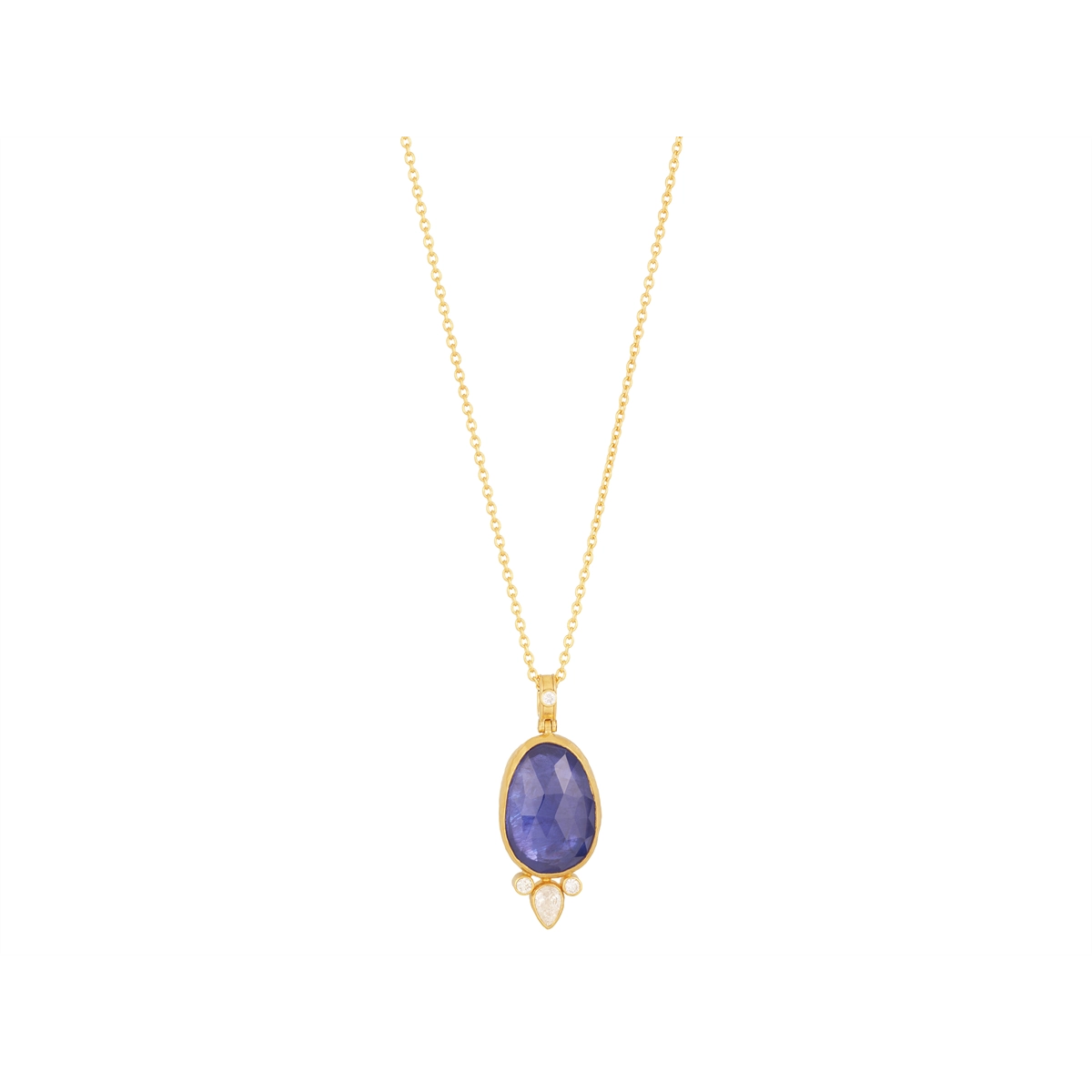 Gurhan Necklaces in Yellow Gold containing Tanzanite, Multi-gemstone, Diamond OKN-YG-TZ-29087