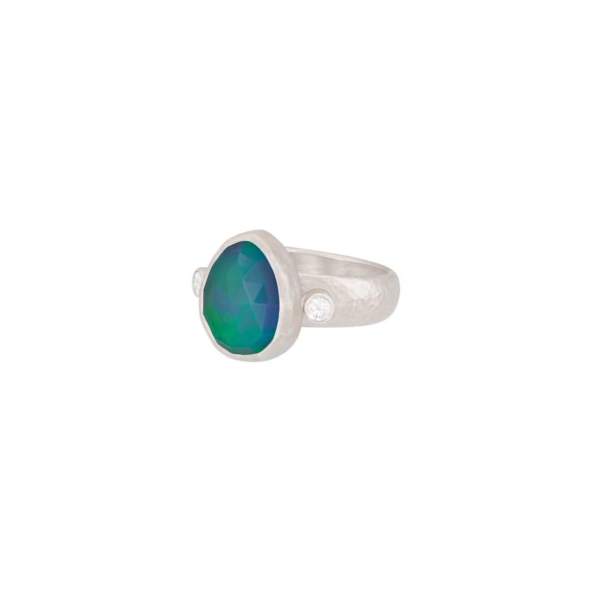 Gurhan Rings in Silver containing Opal, Multi-gemstone, Diamond OKR-SLS-ETO-29251