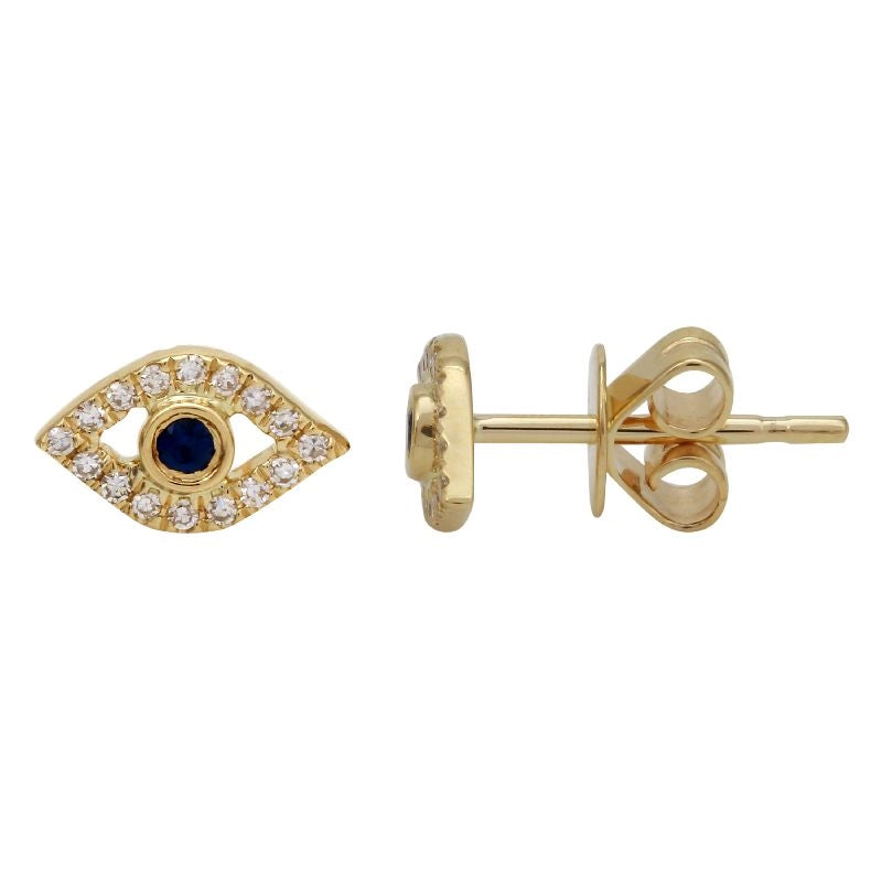 Earrings Earrings in Yellow Gold containing Multi-gemstone, Diamond, Sapphire 465813