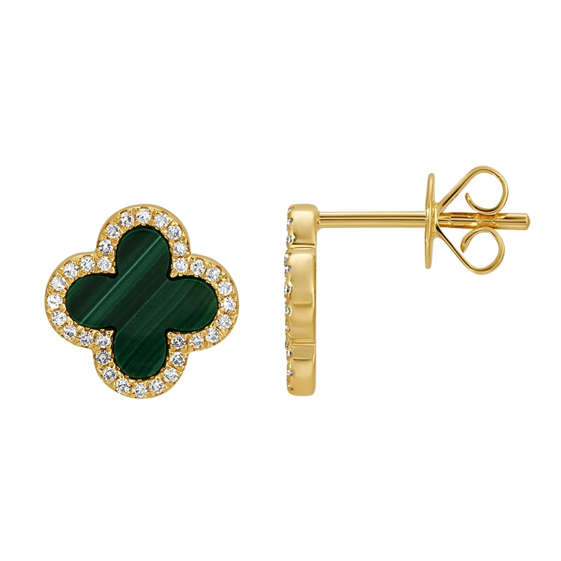 Earrings Earrings in Yellow Gold containing Other, Multi-gemstone, Diamond 465825
