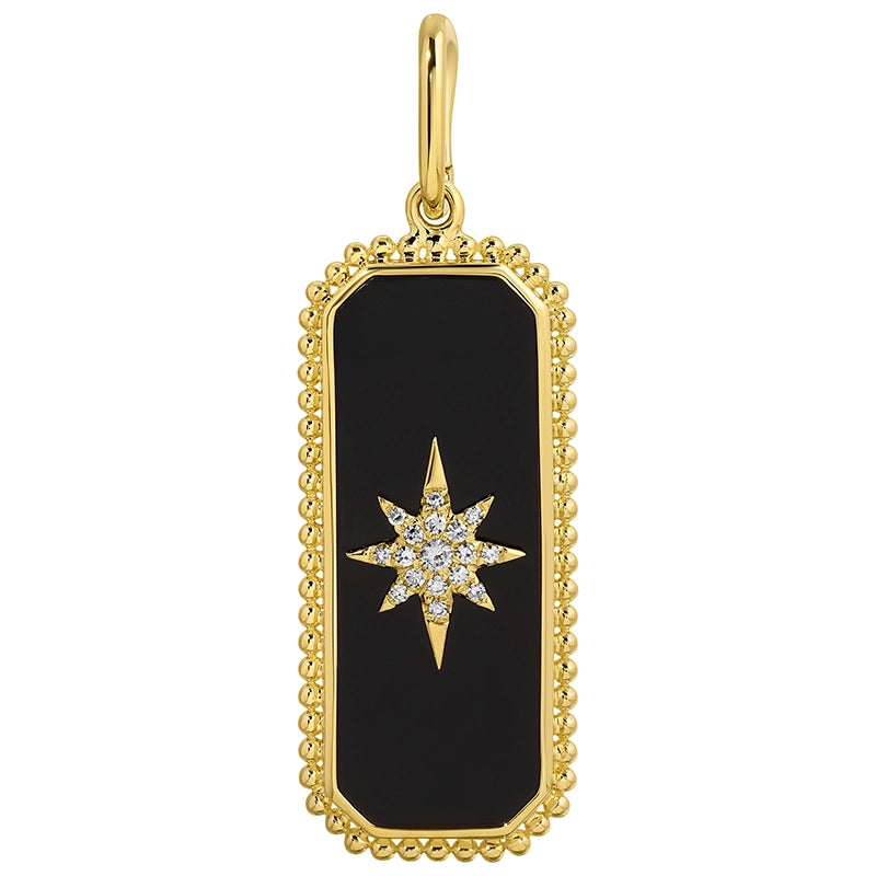 Pendants Pendants in Yellow Gold containing Black onyx, Multi-gemstone, Diamond 465834