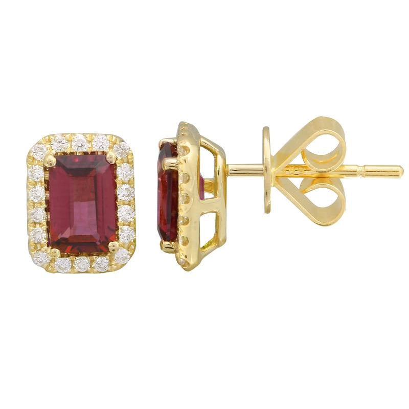 Earrings Earrings in Yellow Gold containing Quartz, Multi-gemstone, Diamond 465835