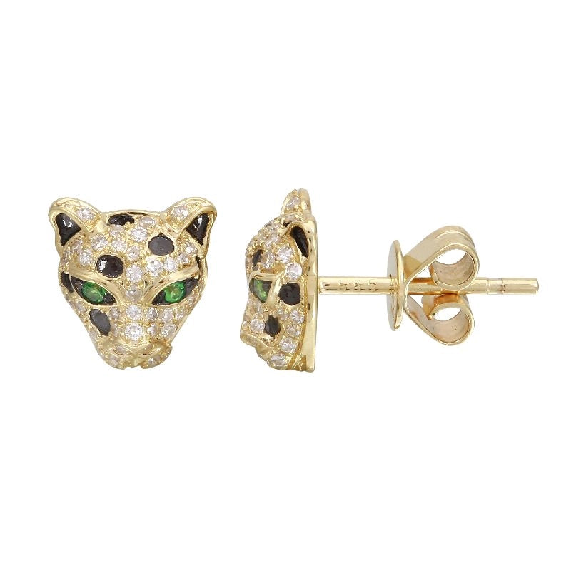 Earrings Earrings in Yellow Gold containing Other, Multi-gemstone, Diamond 465839