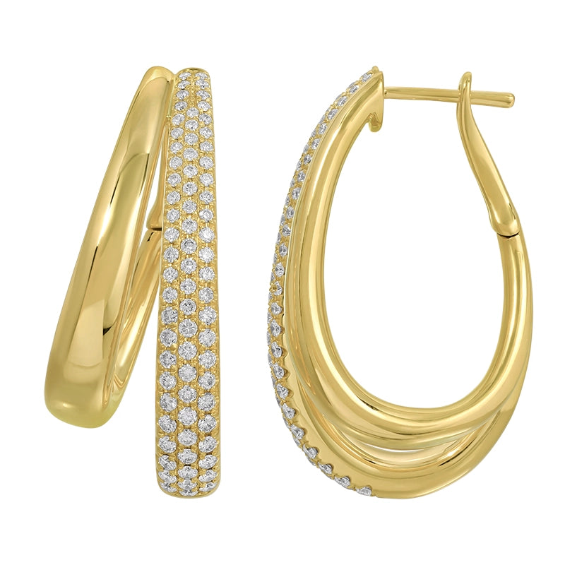 Earrings Earrings in Yellow Gold containing Diamond 465862