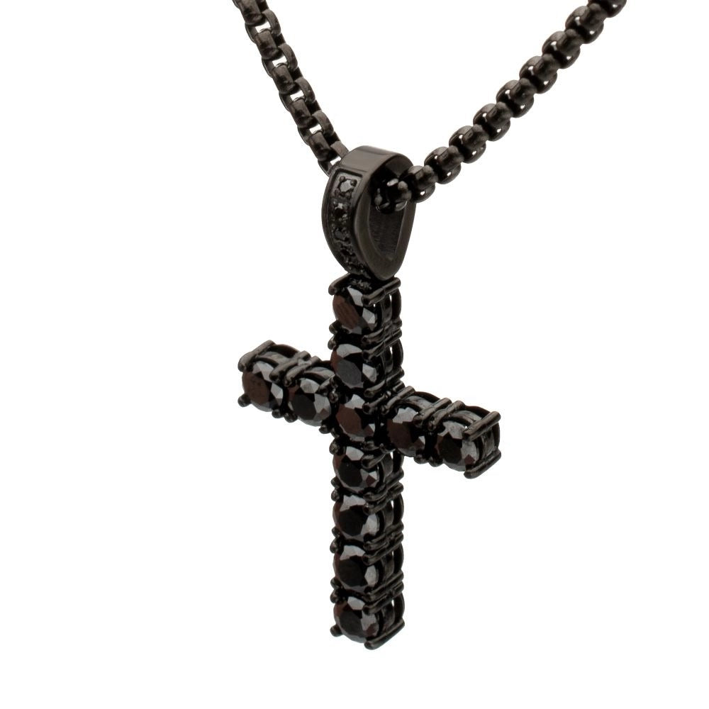 Inox Necklaces in Alternative Metals containing Other SSP603BKNK-NKS