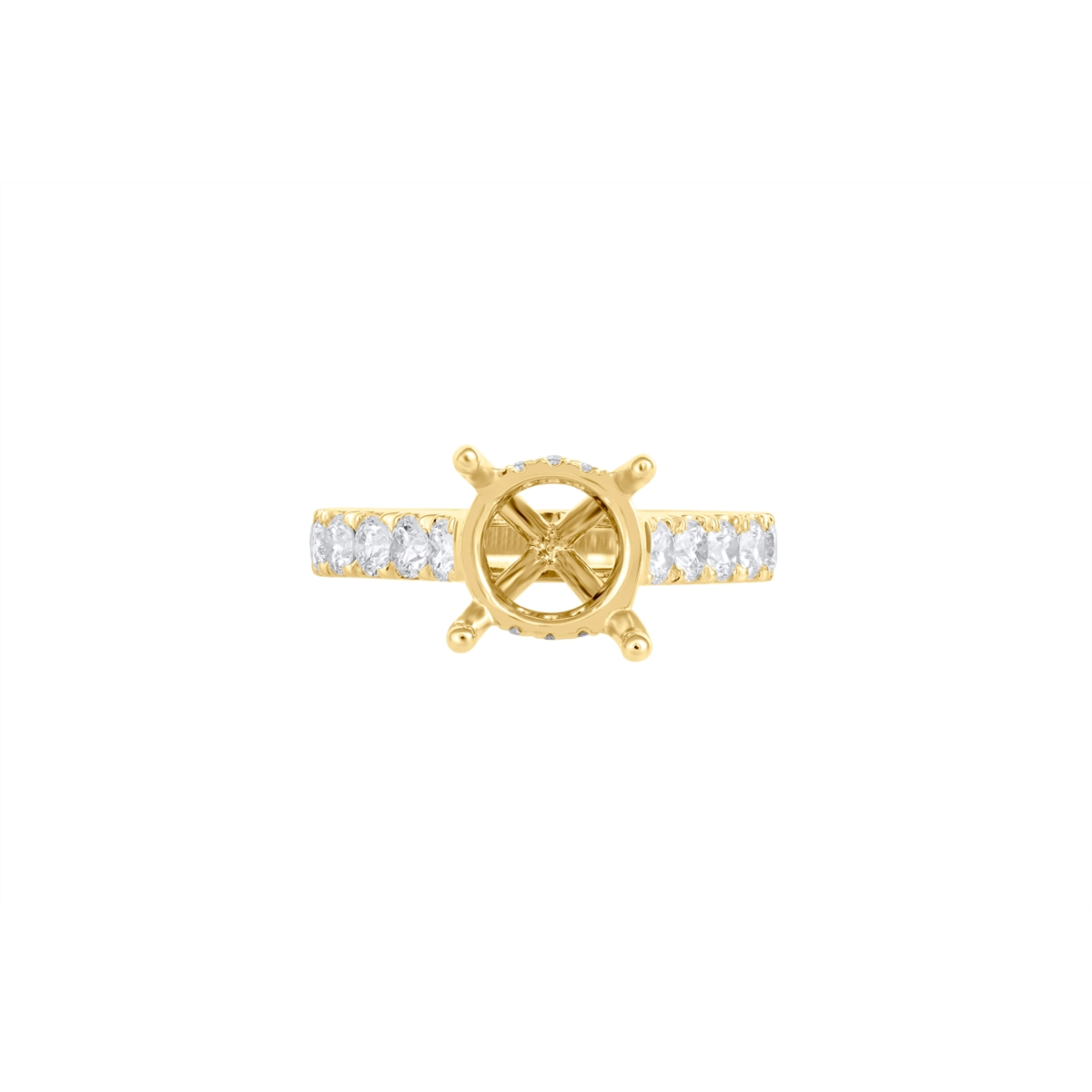 Engagement Collections Engagement Rings in Yellow Gold containing Diamond 466035