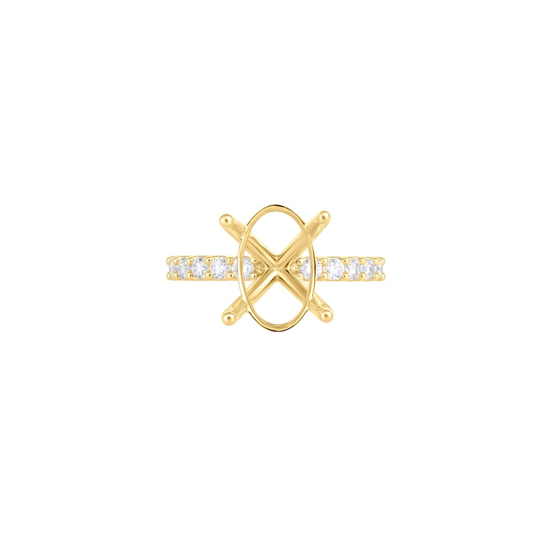 Engagement Collections Engagement Rings in Yellow Gold containing Diamond 466036