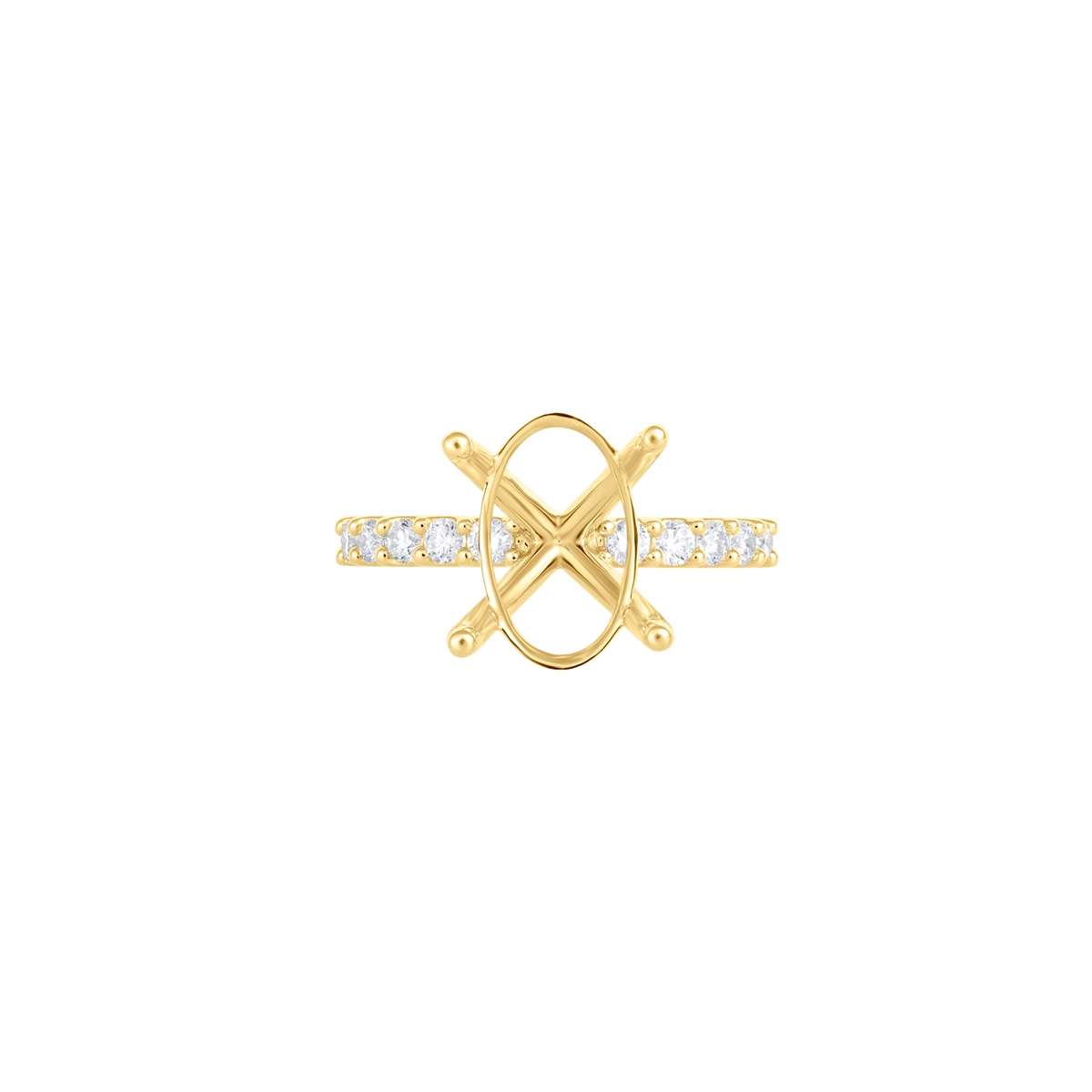 Engagement Collections Engagement Rings in Yellow Gold containing Diamond 466036