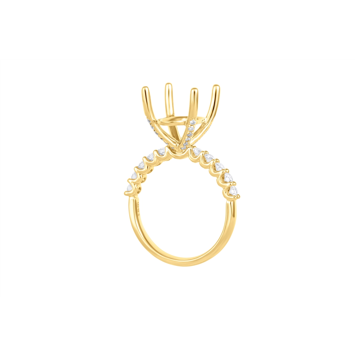 Engagement Collections Engagement Rings in Yellow Gold containing Diamond 466036
