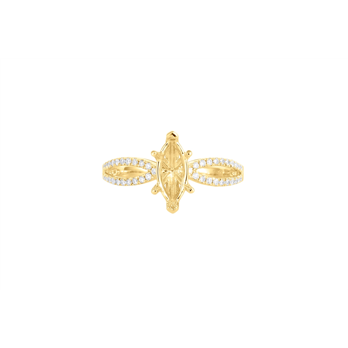 Engagement Collections Engagement Rings in Yellow Gold containing Diamond 466040
