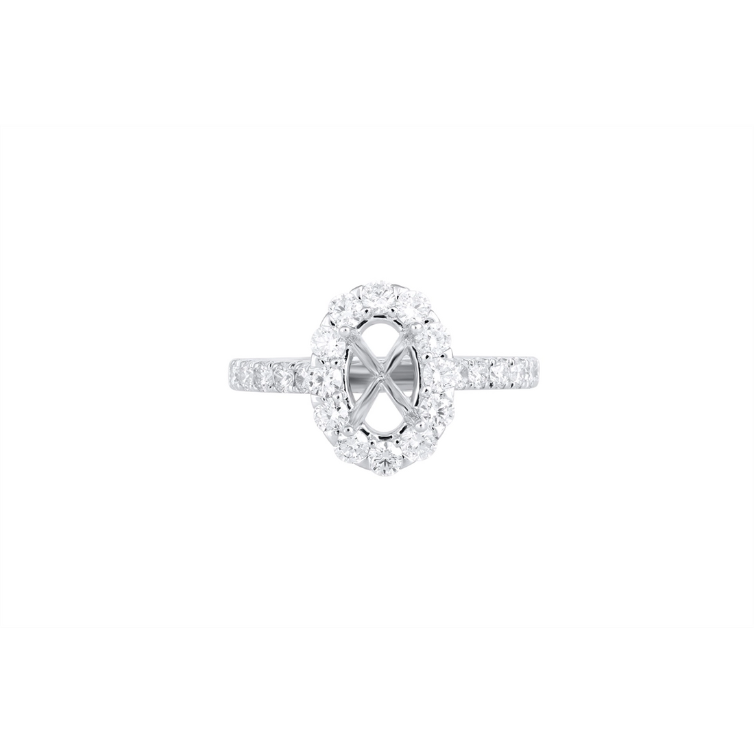 Engagement Collections Engagement Rings in Platinum/Palladium containing Diamond 466048