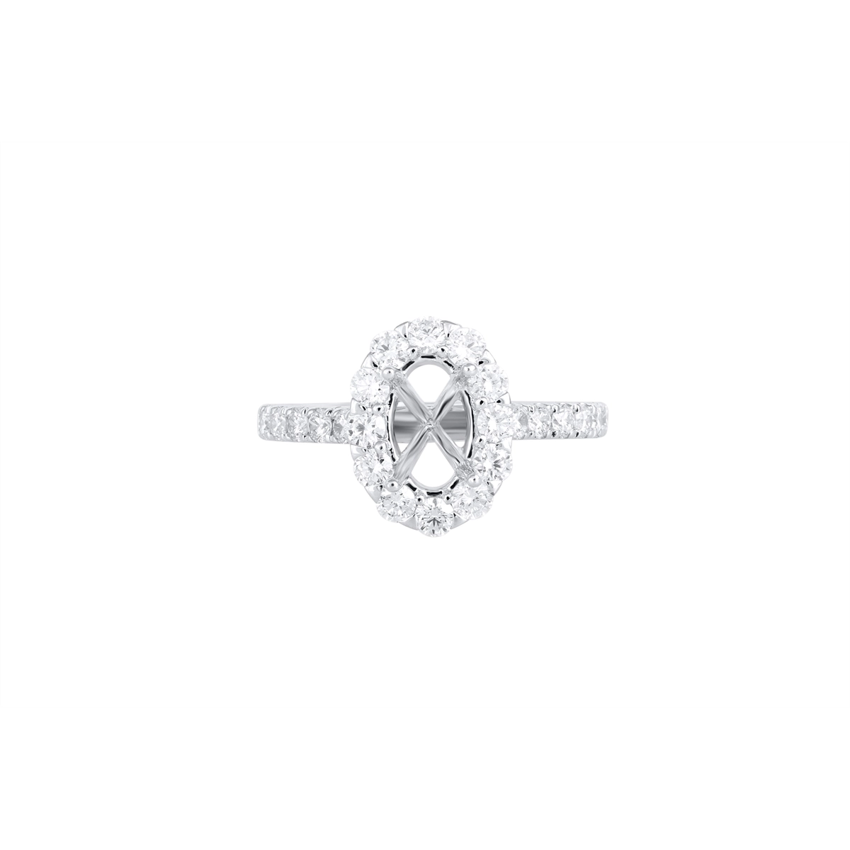 Engagement Collections Engagement Rings in Platinum/Palladium containing Diamond 466048