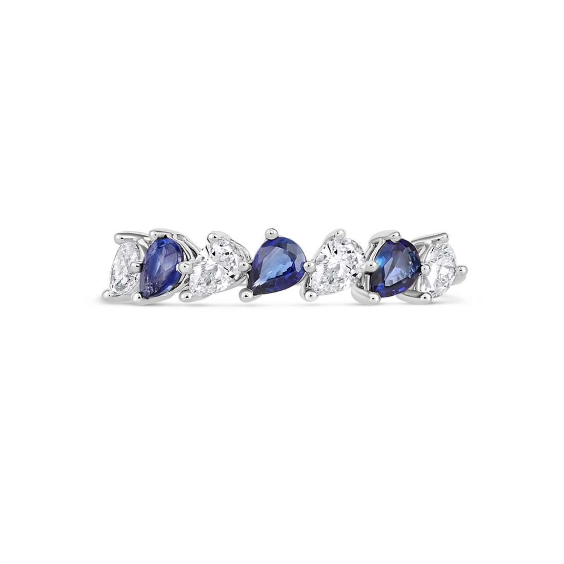 Rings Rings in White Gold containing Multi-gemstone, Diamond, Sapphire 466061