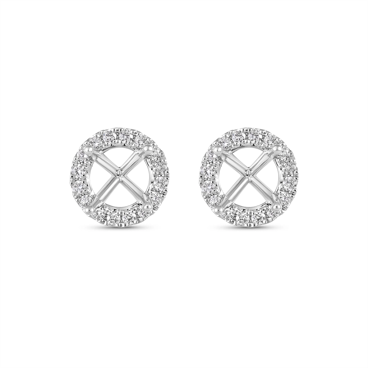 Earrings Earrings in White Gold containing Diamond 466064