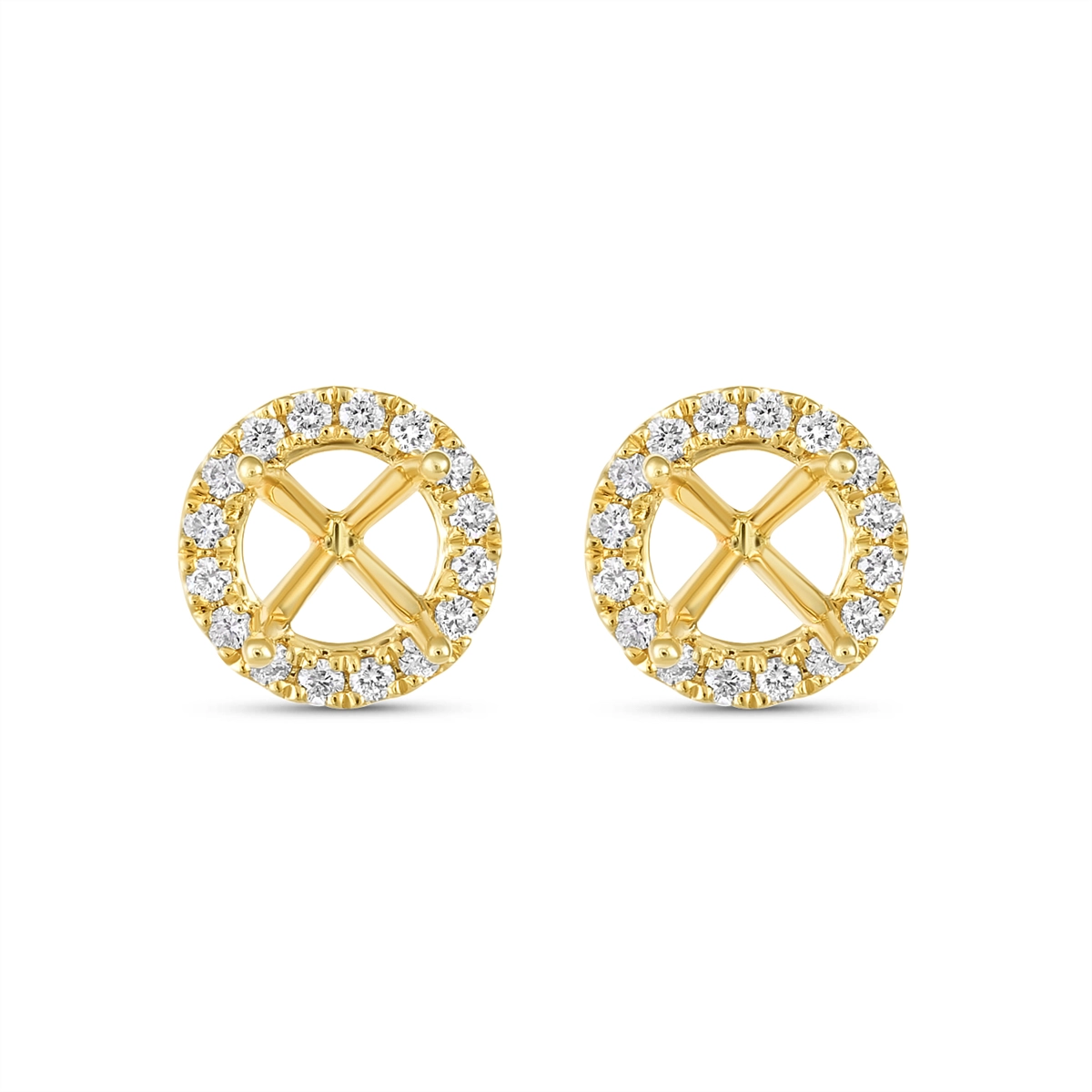 Earrings Earrings in Yellow Gold containing Diamond 466066