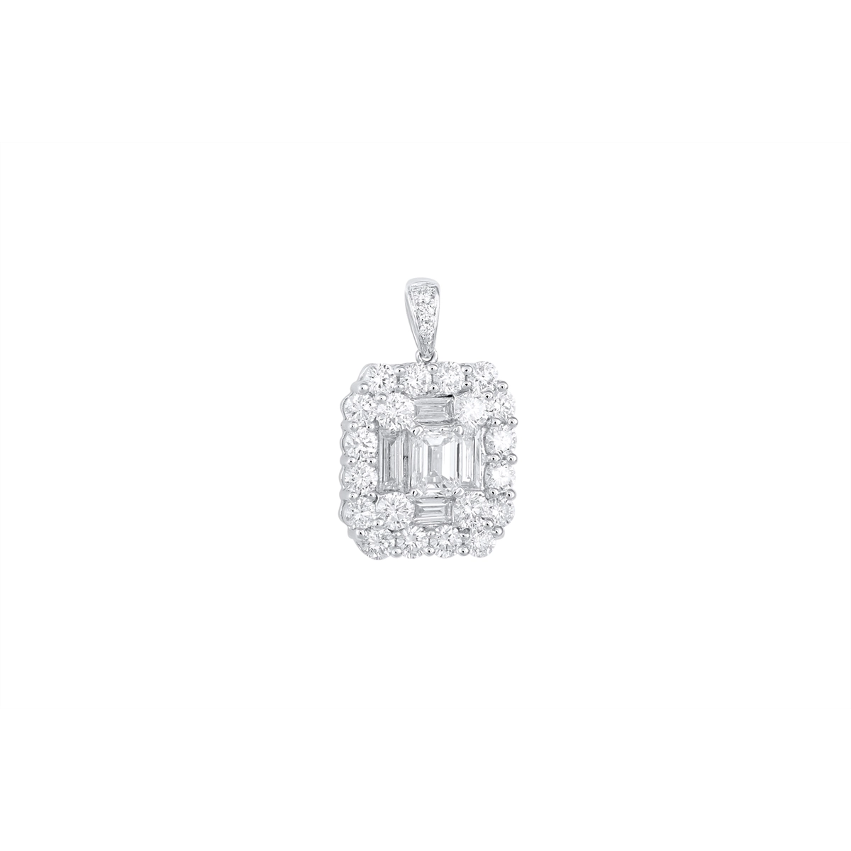 Pendants Pendants in White Gold containing Diamond 466090