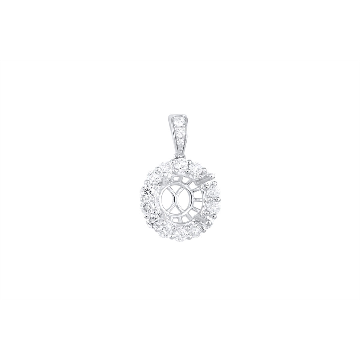Pendants Pendants in White Gold containing Diamond 466099