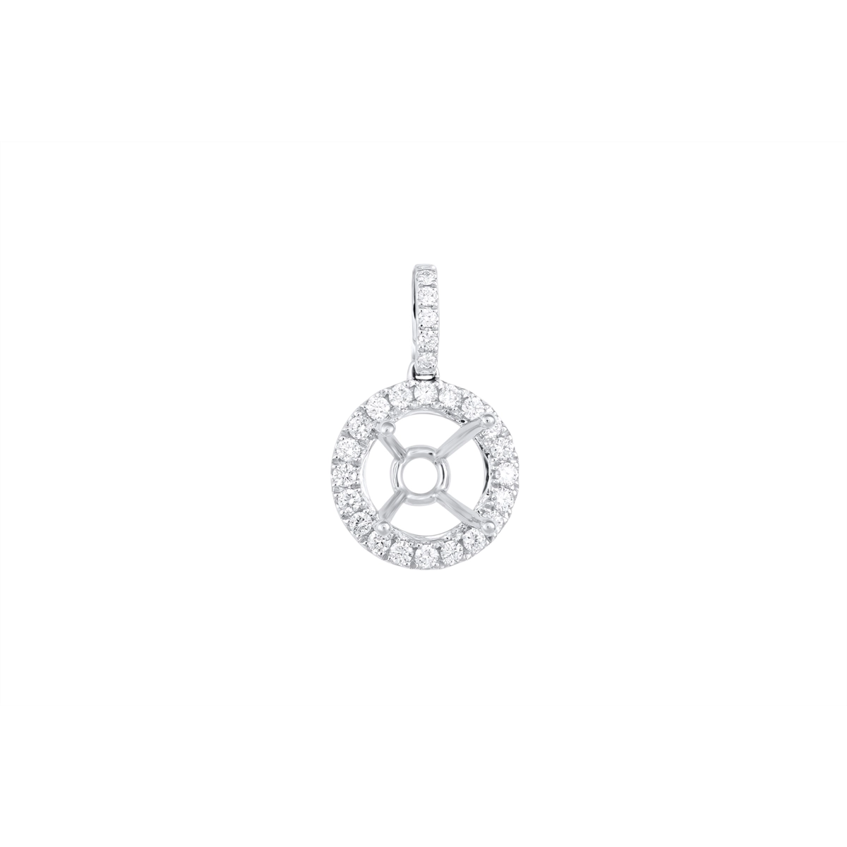 Pendants Pendants in White Gold containing Diamond 466100