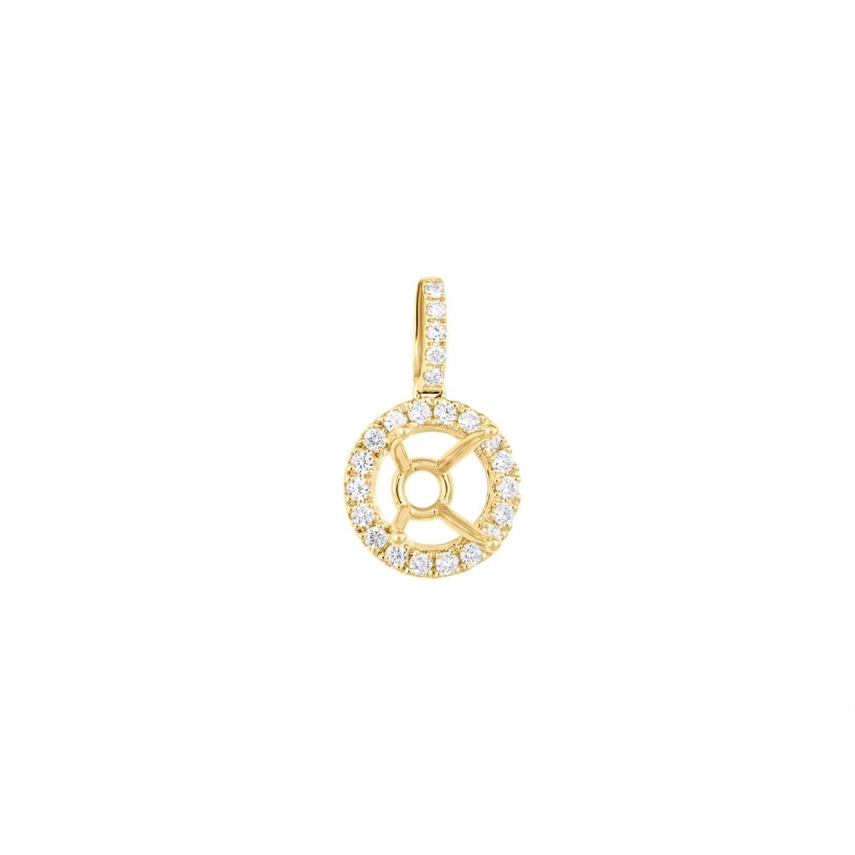 Pendants Pendants in Yellow Gold containing Diamond 466103