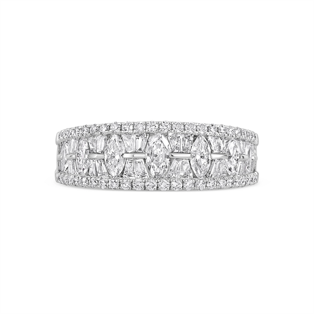 Wedding Bands Wedding Rings in White Gold containing Diamond 466148