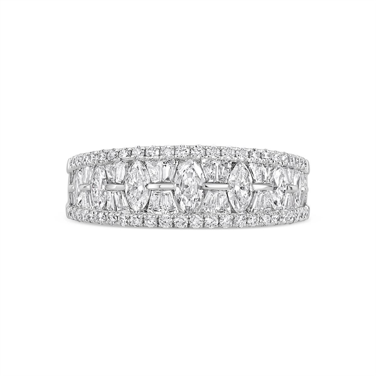 Wedding Bands Wedding Rings in White Gold containing Diamond 466148