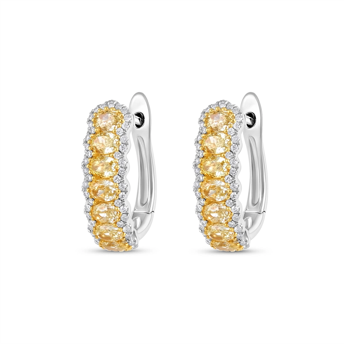 Earrings Earrings in White Gold containing Other, Multi-gemstone, Diamond 466155