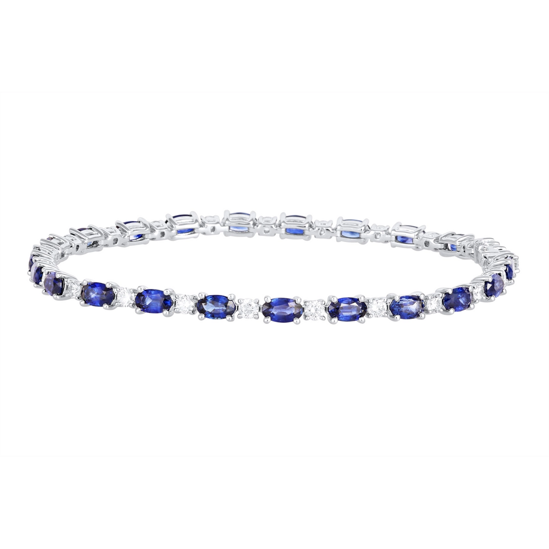 Bracelets Bracelets in White Gold containing Multi-gemstone, Diamond, Sapphire 466156