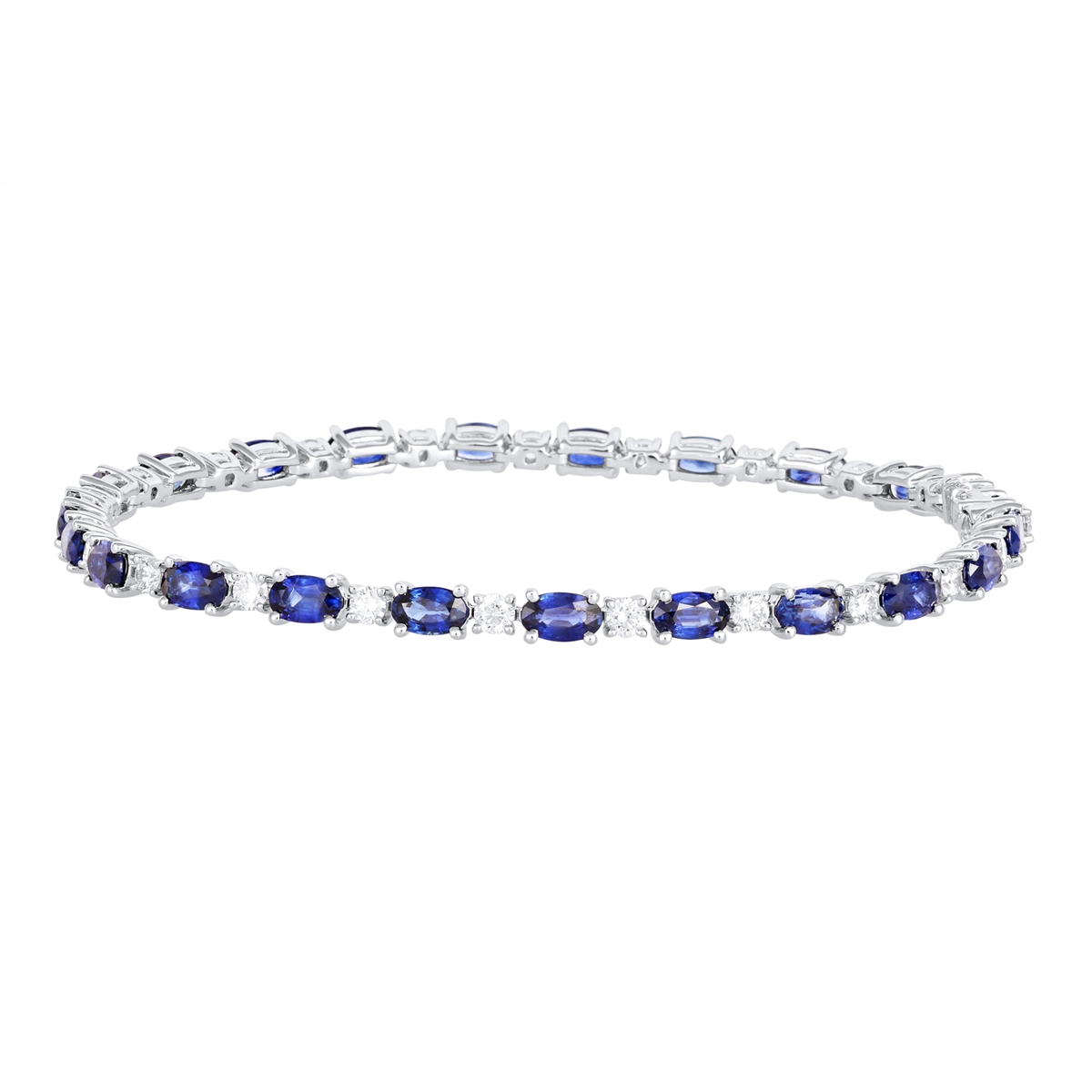Bracelets Bracelets in White Gold containing Multi-gemstone, Diamond, Sapphire 466156