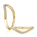 A. Jaffe Wedding Rings in Yellow Gold containing Diamond MRCCU4472L/26