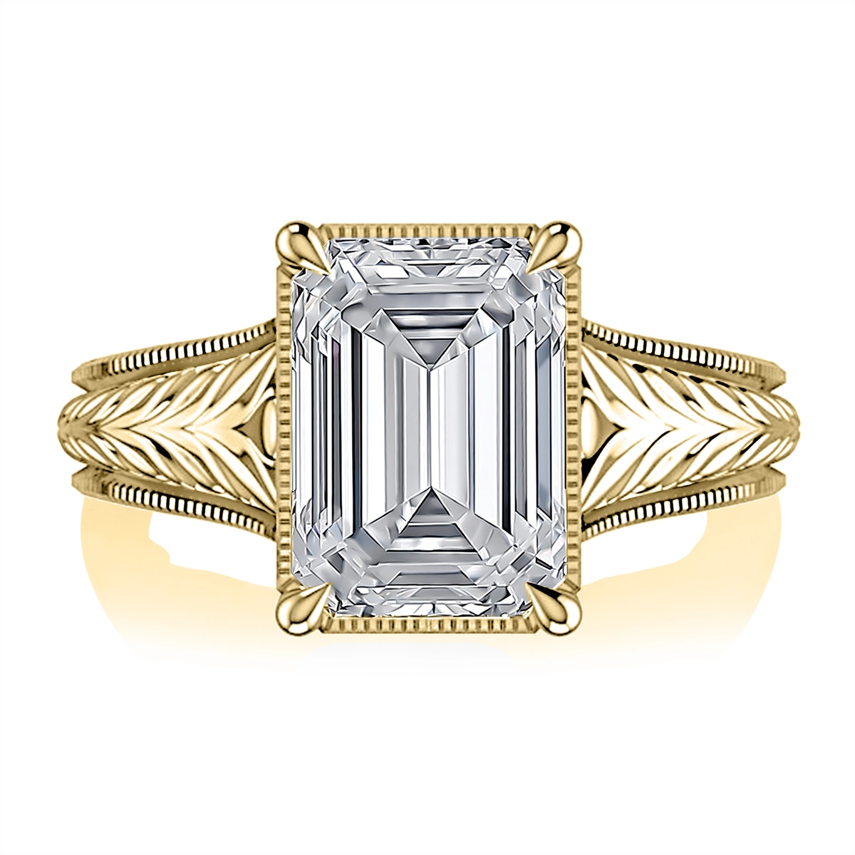 A. Jaffe Engagement Rings in Yellow Gold containing Diamond MECEC4334Q/418