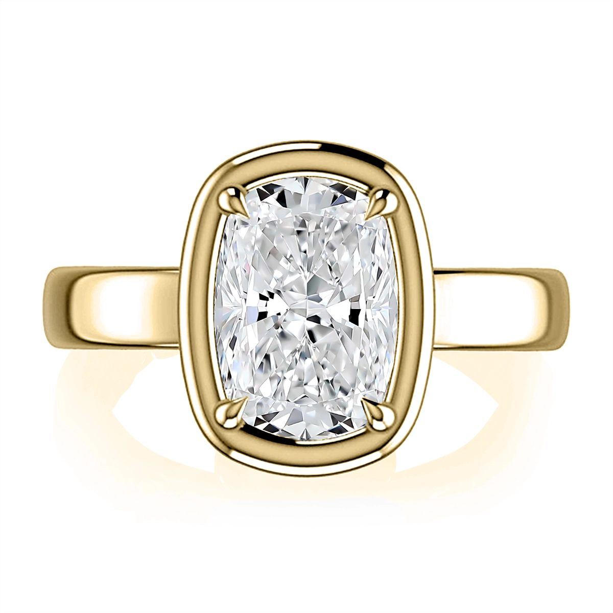 A. Jaffe Engagement Rings in Yellow Gold MECCU4436Q/300EL