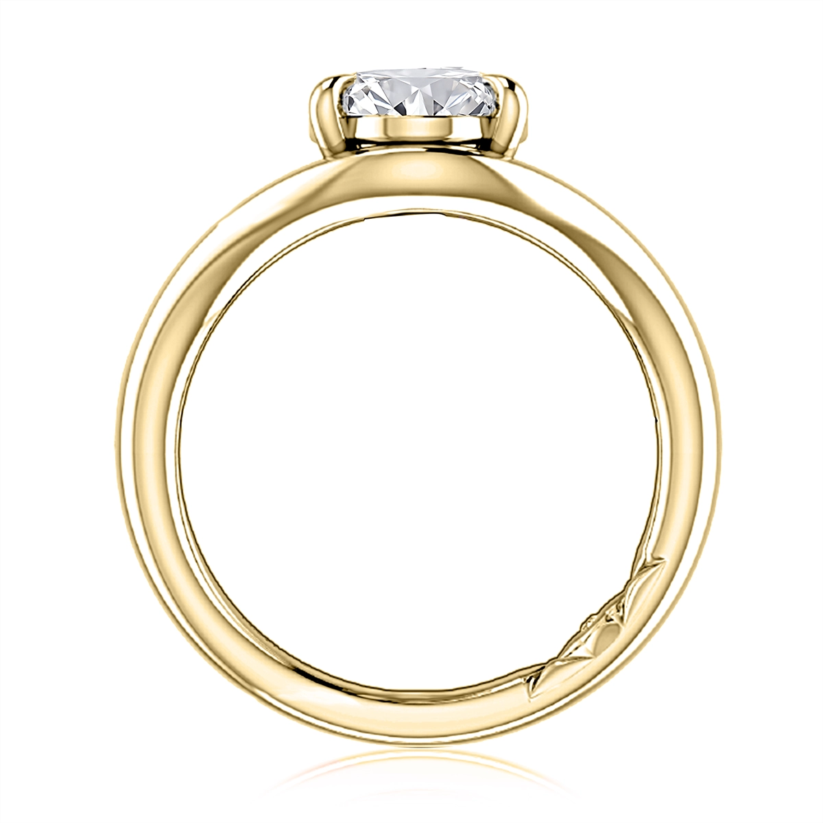 A. Jaffe Engagement Rings in Yellow Gold containing Diamond MECOV4472L/300