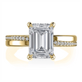 A. Jaffe Engagement Rings in Yellow Gold containing Diamond MECEC4512Q/321