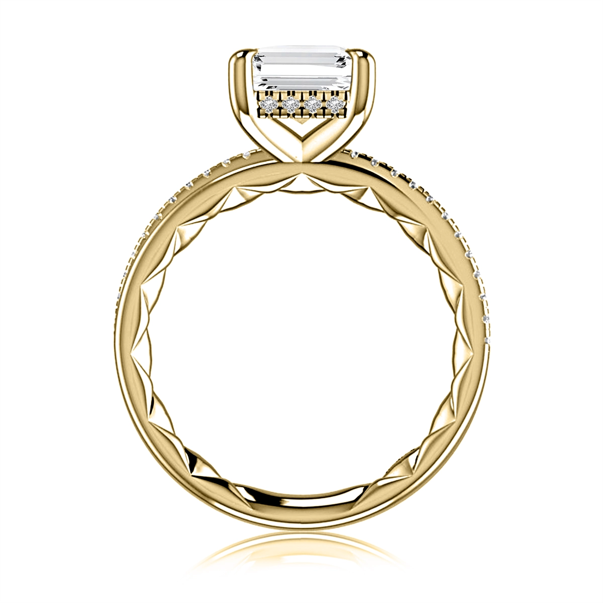 A. Jaffe Engagement Rings in Yellow Gold containing Diamond MECEC4512Q/321