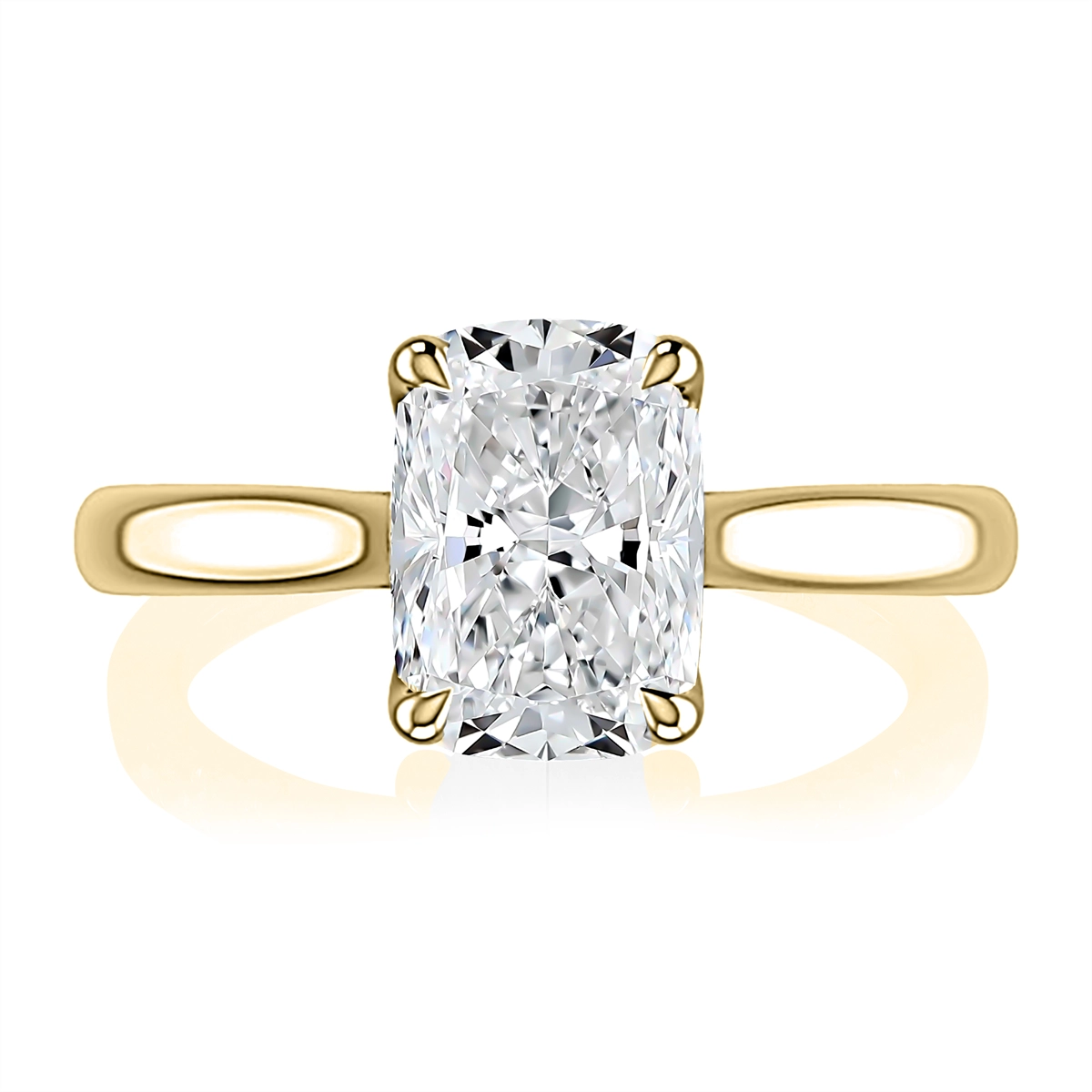 A. Jaffe Engagement Rings in Yellow Gold containing Diamond MECCU4293Q/316EL