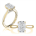 A. Jaffe Engagement Rings in Yellow Gold containing Diamond MECCU4293Q/316EL