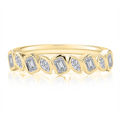 A. Jaffe Wedding Rings in Yellow Gold containing Diamond WRC4541/52