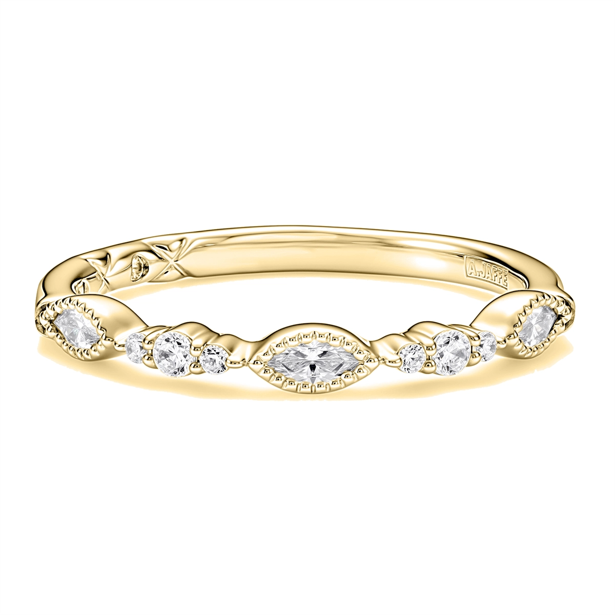 A. Jaffe Wedding Rings in Yellow Gold containing Diamond WRC4348L/33