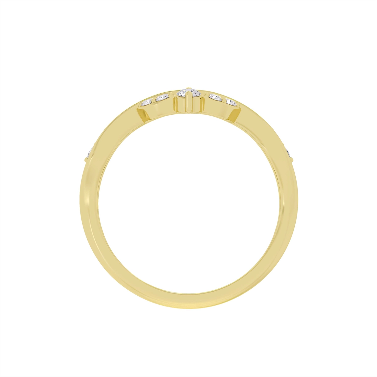 Wedding Bands Wedding Rings in Yellow Gold containing Diamond 466357