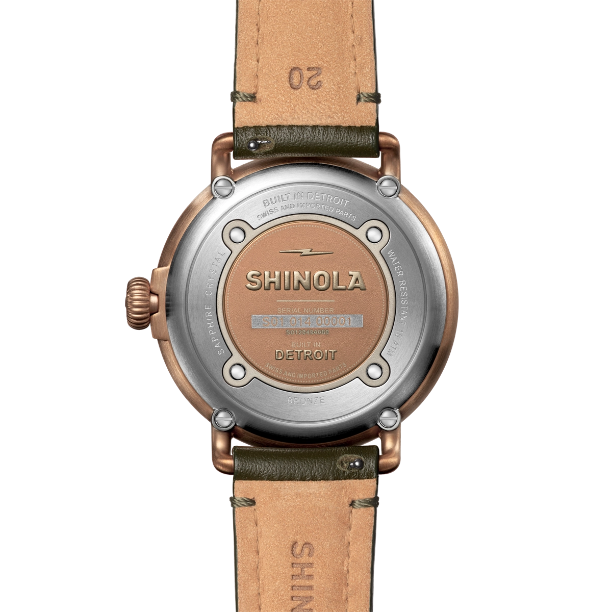 Shinola watch in Bronze 20494089