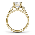 Fana Engagement Rings in Yellow Gold containing Diamond S4406-14KYG-RD