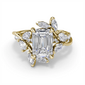 Fana Engagement Rings in Yellow Gold containing Diamond S4410-14KYG-EM