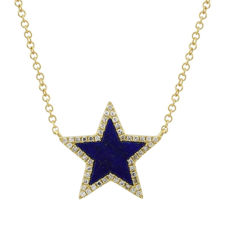 Necklaces Necklaces in Yellow Gold containing Lapis, Multi-gemstone, Diamond 466469
