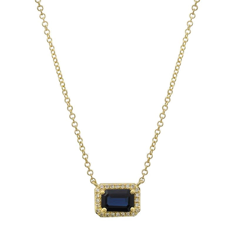 Necklaces Necklaces in Yellow Gold containing Multi-gemstone, Diamond, Sapphire 466491