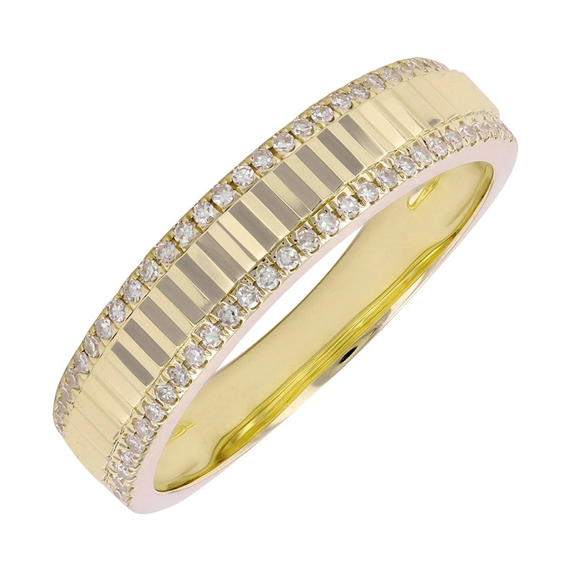 Wedding Bands Wedding Rings in Yellow Gold containing Emerald 466564