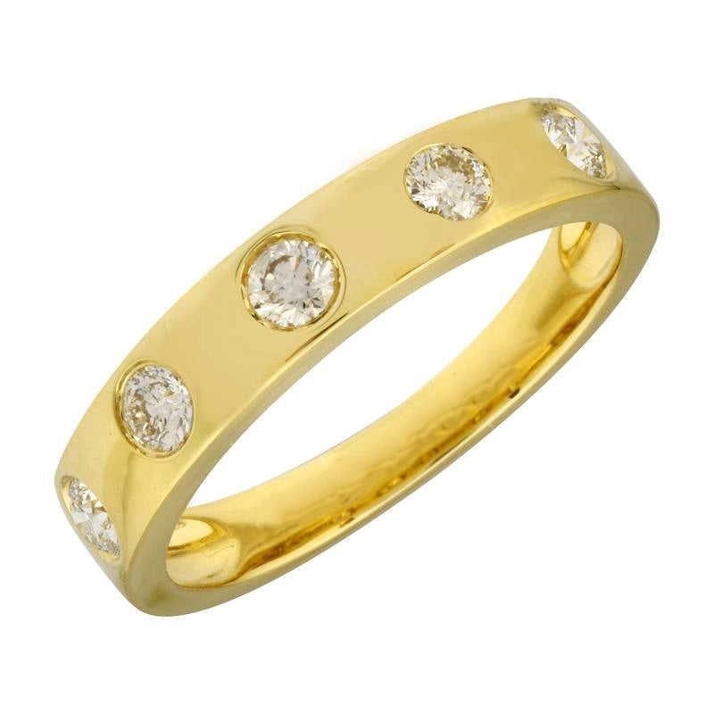 Wedding Bands Wedding Rings in Yellow Gold containing Diamond 466574