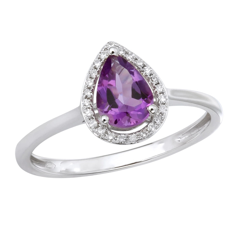 Rings Rings in White Gold containing Amethyst, Multi-gemstone, Diamond 466581